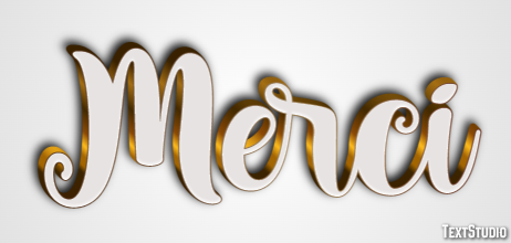 Merci Effet de Texte