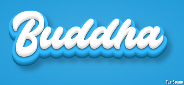 Buddha Text Effect