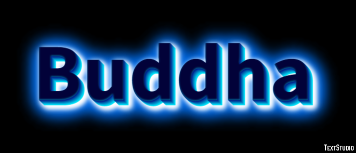 Buddha Efekt tekstowy