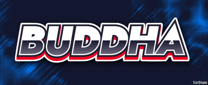 Buddha Text effect