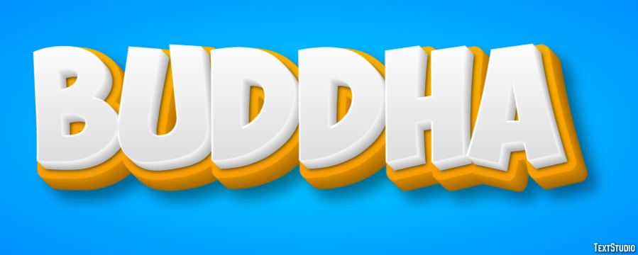 Buddha Text Effect