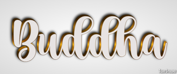 Buddha Text Effect