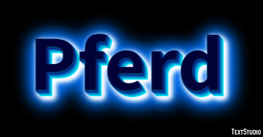Pferd Efecto de Texto