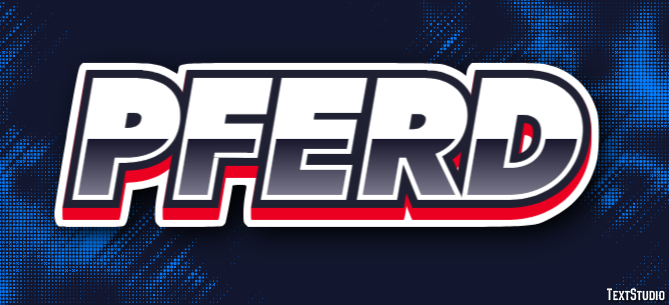 Pferd Texteffekt
