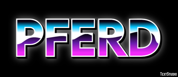Pferd Texteffekt