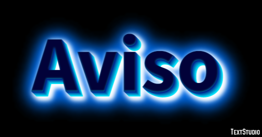 Aviso Tekst Effect