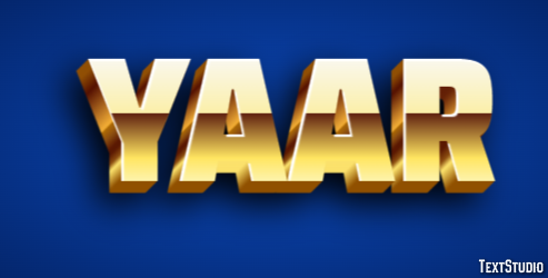 Yaar Texteffekt