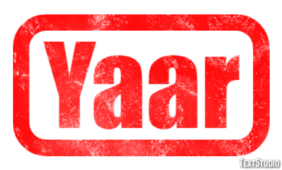 Yaar Texteffekt