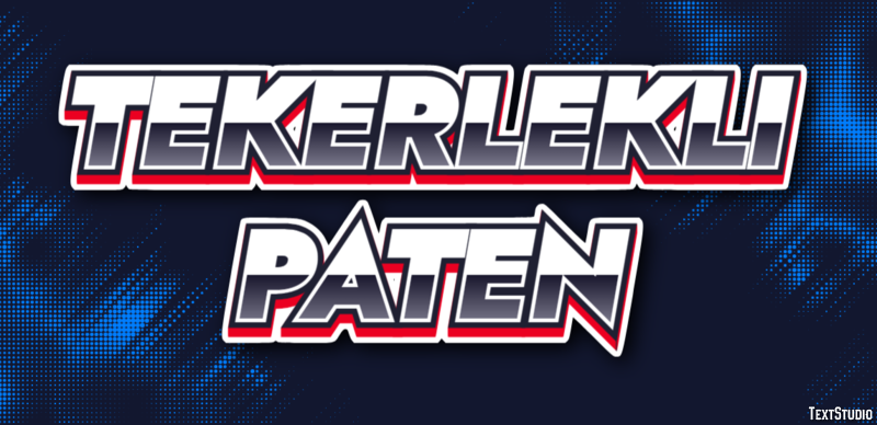 Tekerlekli Paten Metin Efekti