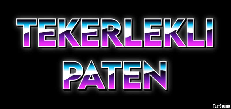 Tekerlekli Paten Metin Efekti