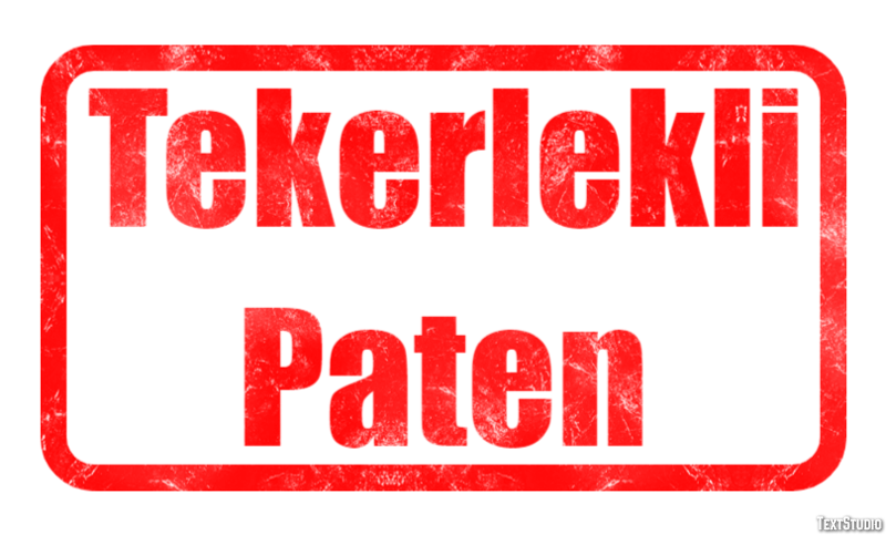 Tekerlekli Paten Metin efekti
