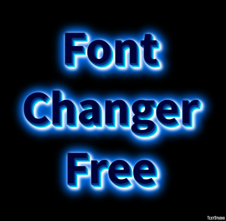 Font Changer Free テキスト効果