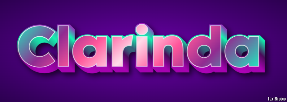 Clarinda Text effect