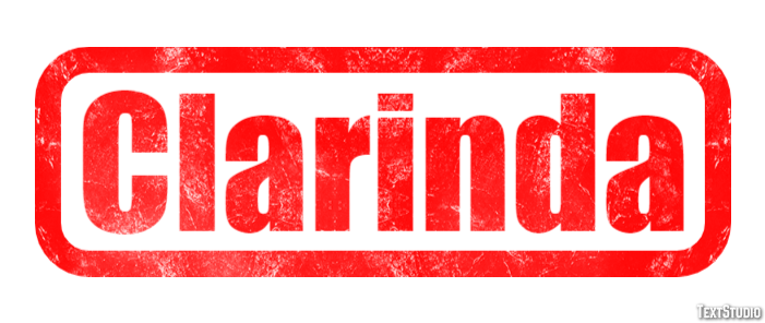 Clarinda Text effect