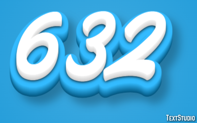 632 Efeito de texto