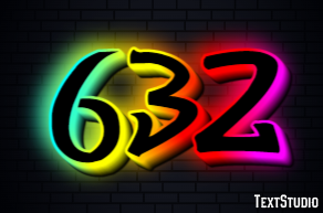 632 Efeito de texto