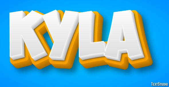 Kyla Text effect
