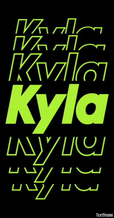 Kyla Text effect