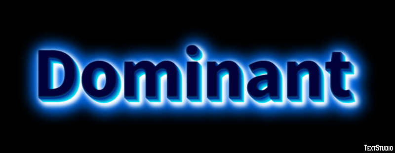 Dominant Efecto de Texto