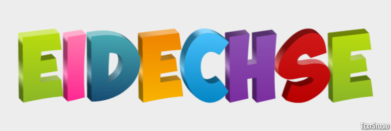 Eidechse Effetto testo