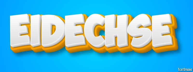 Eidechse Effetto testo