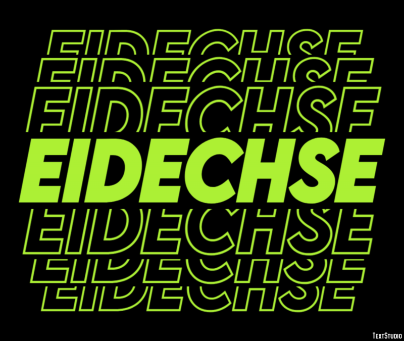 Eidechse Effetto testo