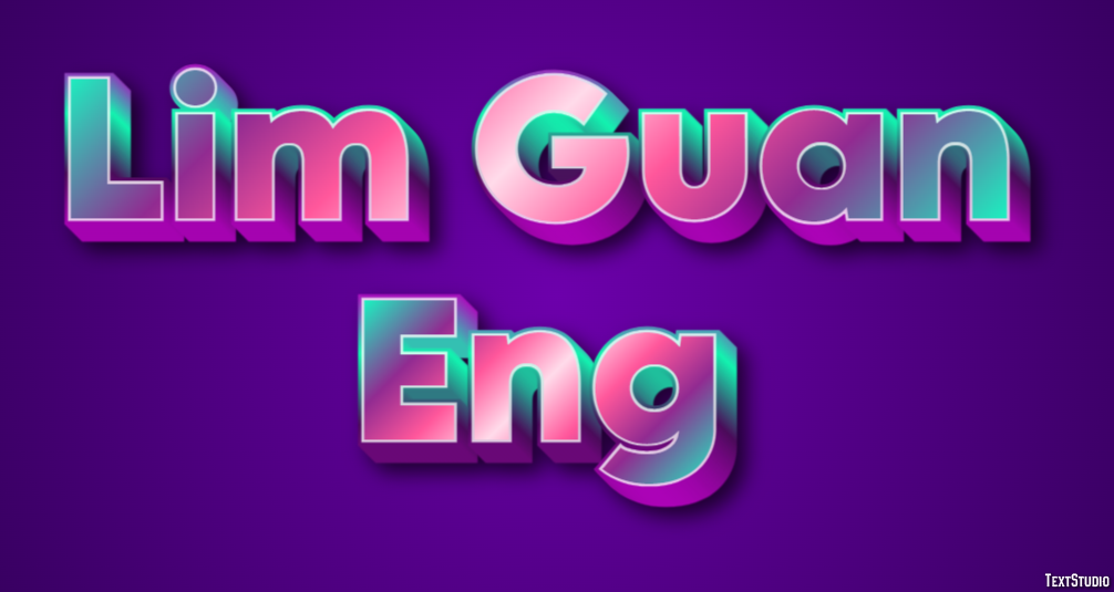 Lim Guan Eng Efeito de texto