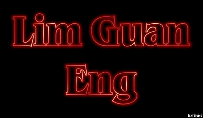 Lim Guan Eng Tekst Effect