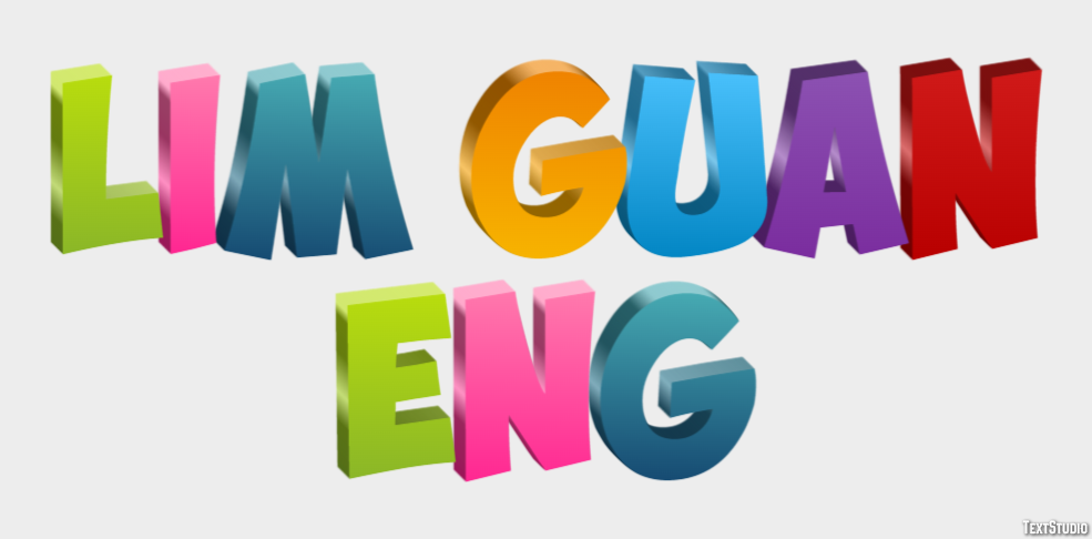 Lim Guan Eng Text Effect
