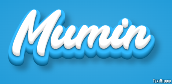 Mumin Text effect
