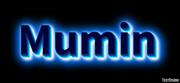 Mumin Text effect