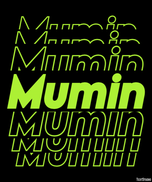 Mumin Text Effect