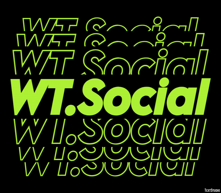 WT.Social Effetto testo