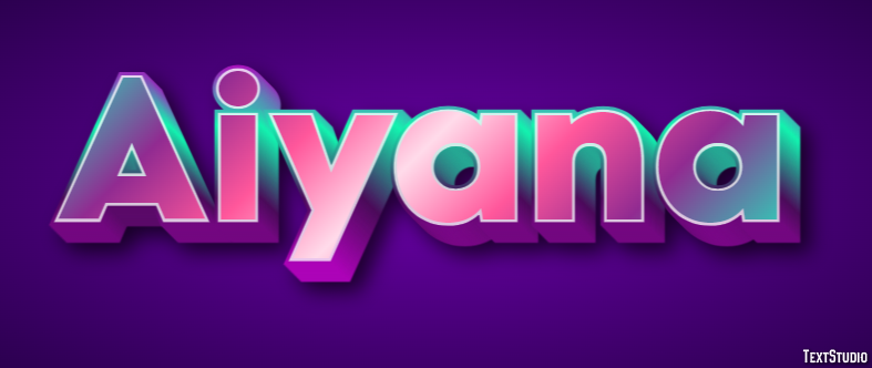 Aiyana Text effect