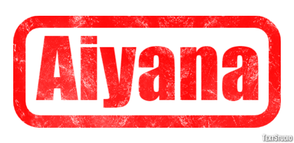 Aiyana Text effect