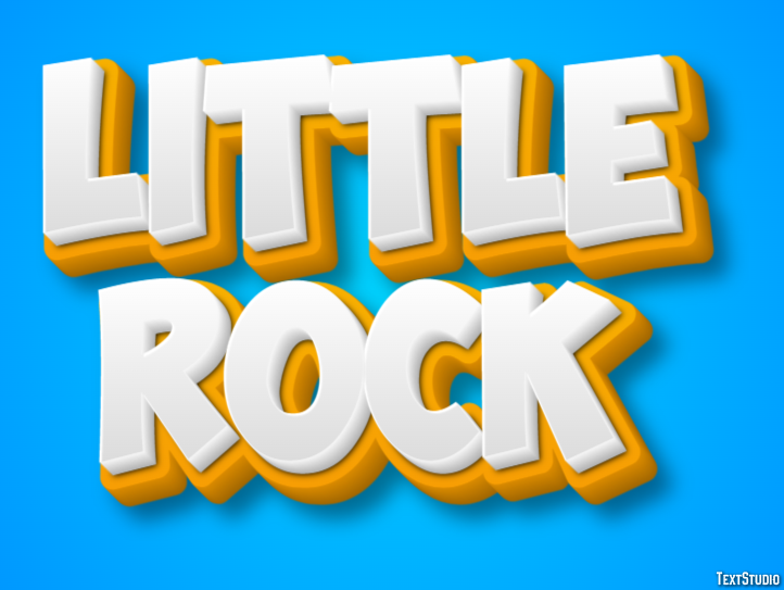 Little Rock Effetto testo