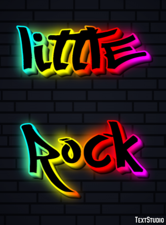 Little Rock Effetto testo