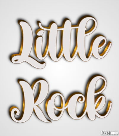 Little Rock Effetto testo