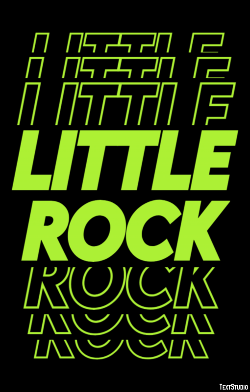 Little Rock Effetto testo