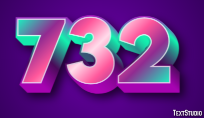 732 Text Effect