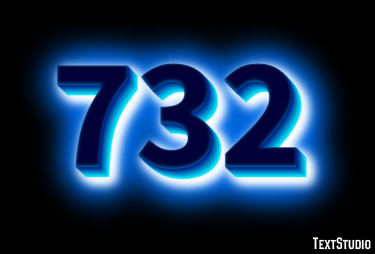 732 Text Effect
