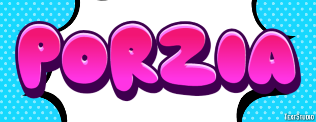 Porzia Effetto testo
