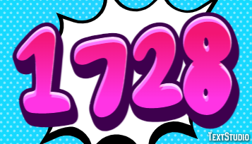 1728 Text Effect
