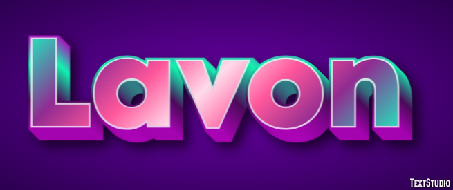 Lavon Text Effect