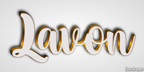 Lavon Text Effect