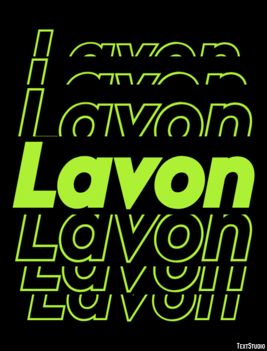 Lavon Text Effect