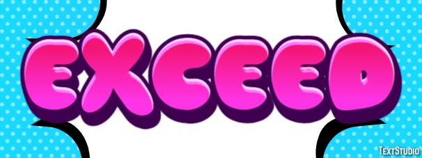 Exceed Text Effect