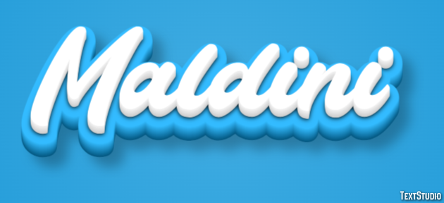 Maldini Text effect