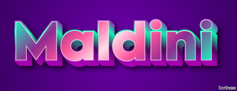 Maldini Text effect