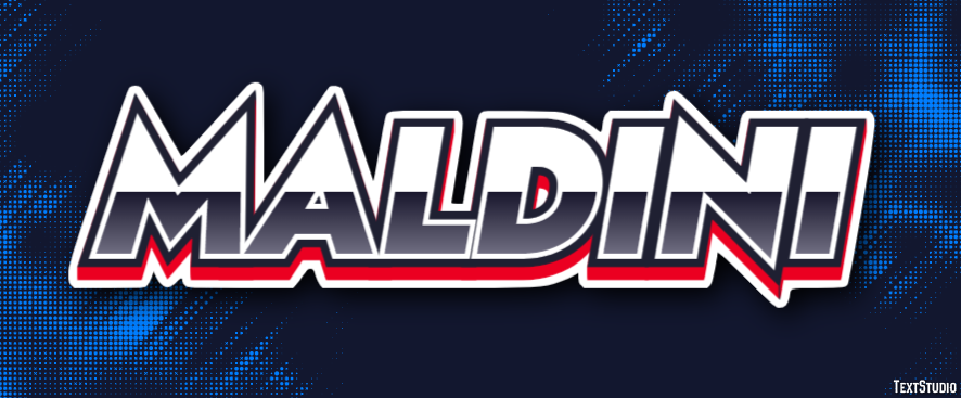 Maldini Text effect